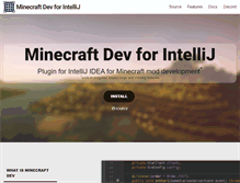Tablet Screenshot of minecraftdev.org